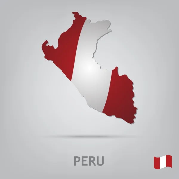 Pays Pérou — Image vectorielle