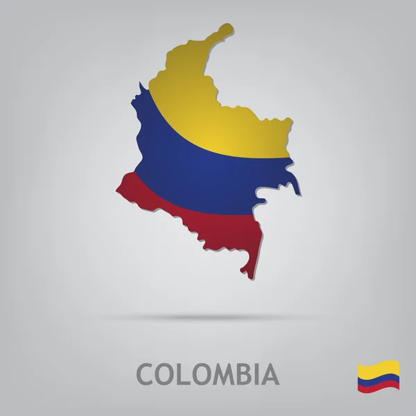 Colômbia — Vetor de Stock