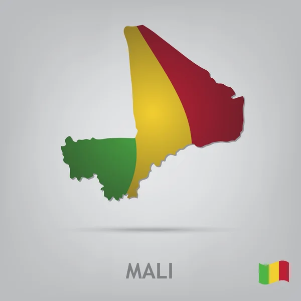 Страна Мали — стоковый вектор