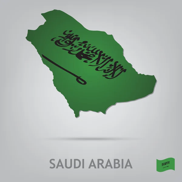 Saudiarabien — Stock vektor