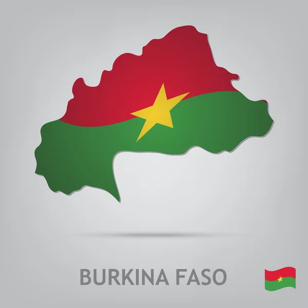 Burkinafaso — Stockvektor