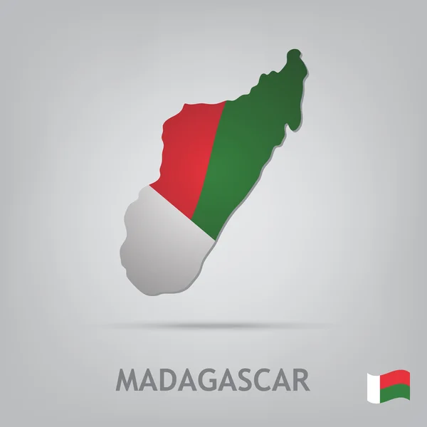 Мадагаскар — стоковый вектор