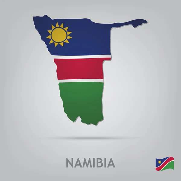 Намибия — стоковый вектор