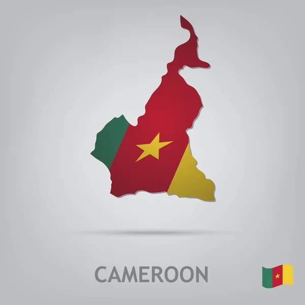 Camarões — Vetor de Stock