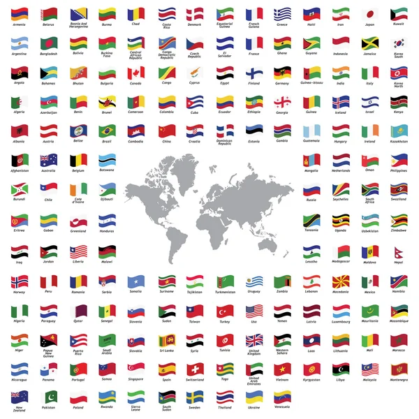 Drapeaux de pays — Image vectorielle