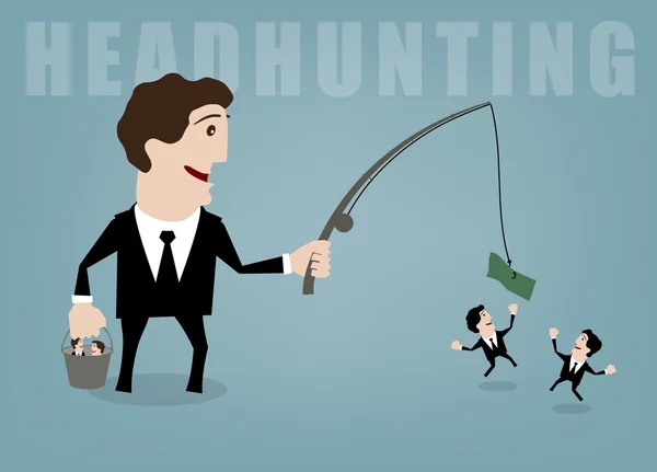 Headhunting — Stockový vektor