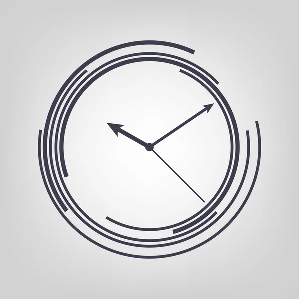 Icono de reloj — Vector de stock