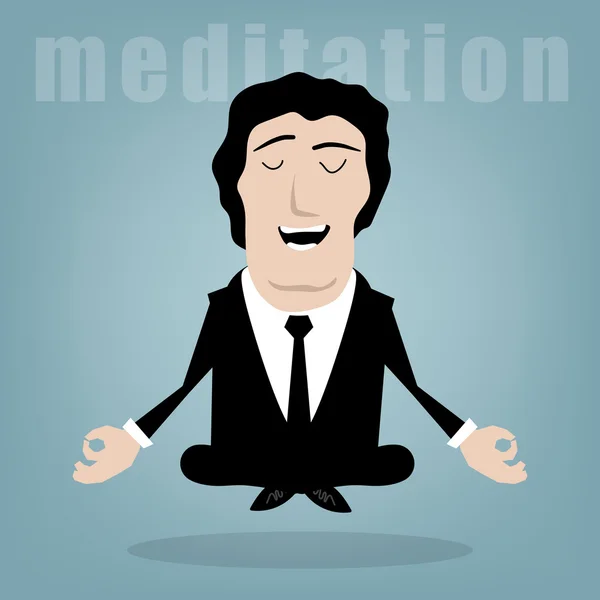 Meditation — Stockvektor