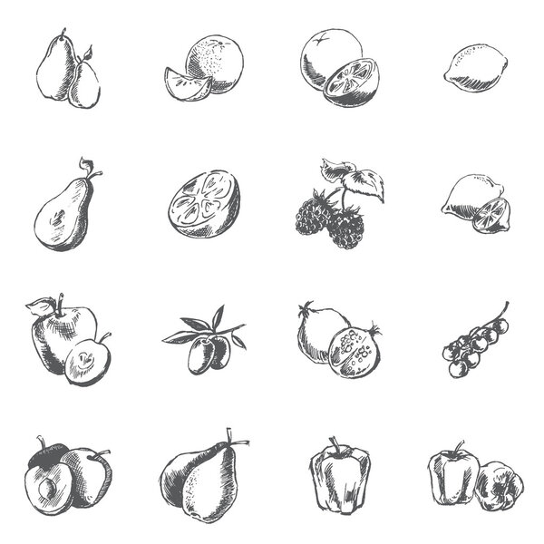 Овощи, ягоды и фрукты
