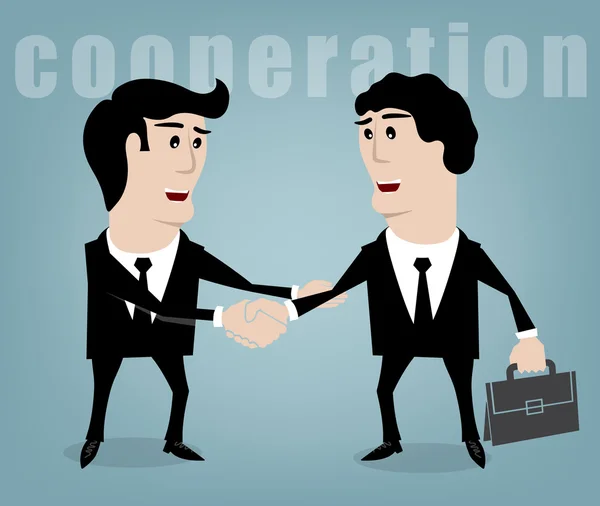 Cooperation — Stock Vector