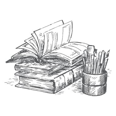 kitap vektör ayarla