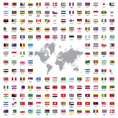 Dünya bayrakları tüm