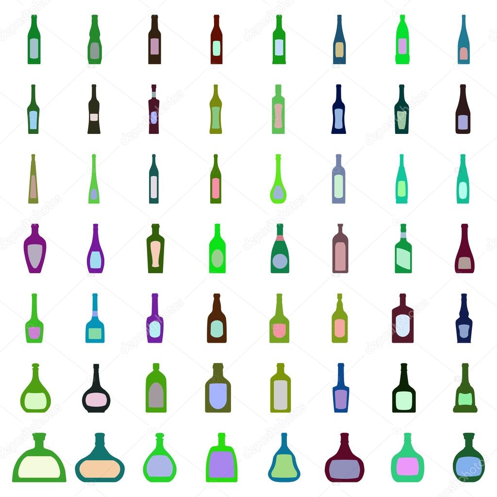 bottles of alcohol