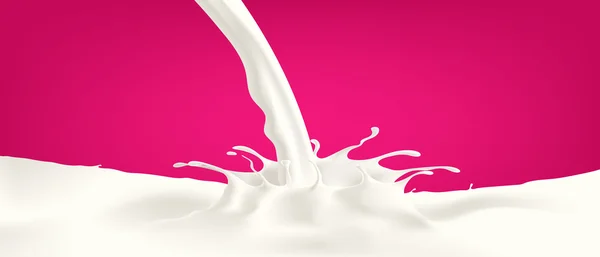 Milk, yogurt or cream splashing. — Stock Vector
