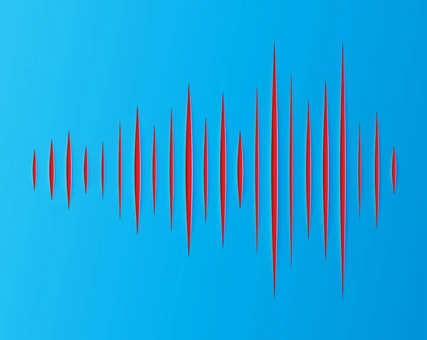 Signe d'ondes sonores — Image vectorielle