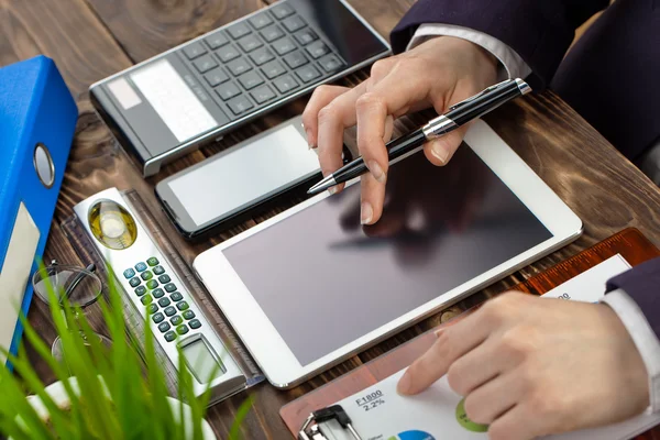 Accounting business in the office — Stock Photo, Image