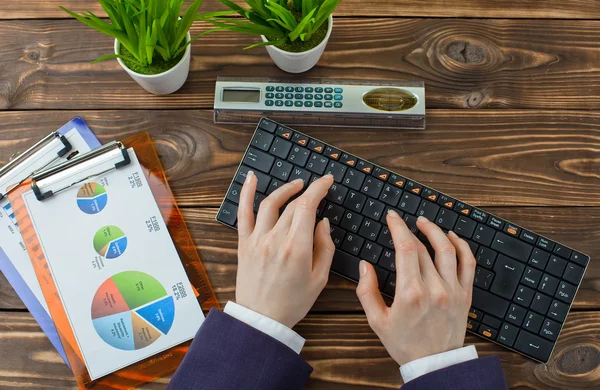 Accounting business in the office — Stock Photo, Image