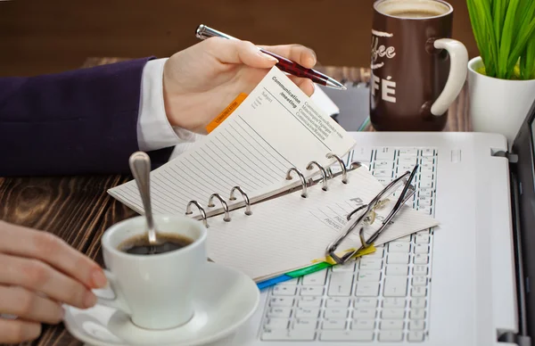 Accounting business in the office — Stock Photo, Image