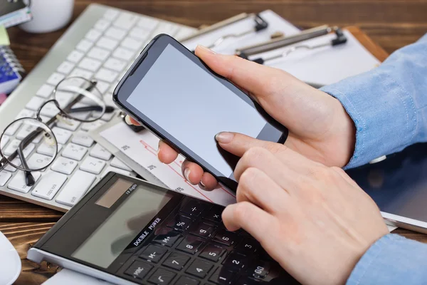 Accounting business in the office — Stock Photo, Image