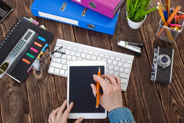 Accounting business in the office — Stock Photo, Image