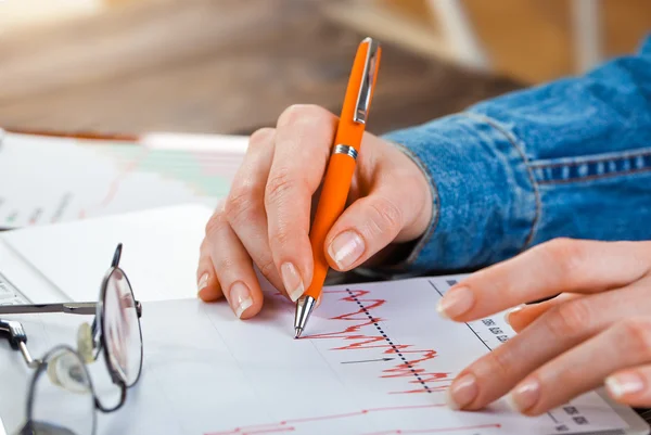 Accounting business in the office Stock Picture