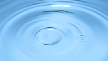 Bir damla yavaşça suya düşer..