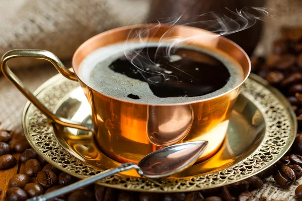 Schwarzer Kaffee — Stockfoto