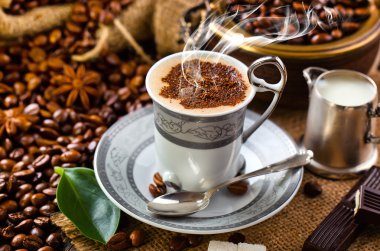 Sade kahve.