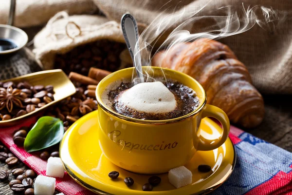 Schwarzer Kaffee — Stockfoto