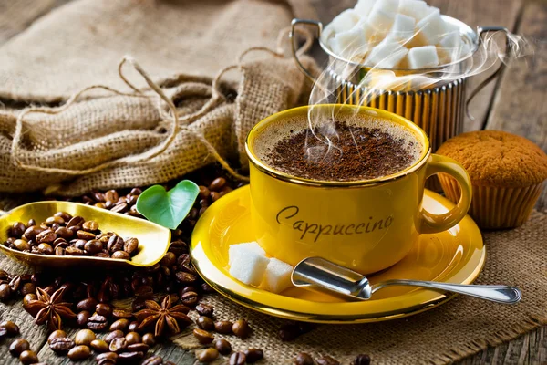 Schwarzer Kaffee — Stockfoto