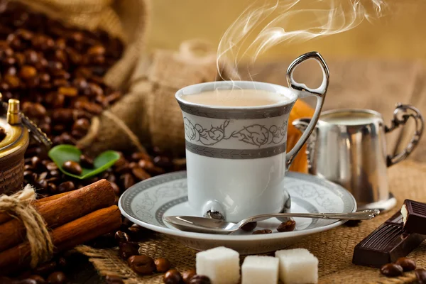 Schwarzer Kaffee — Stockfoto