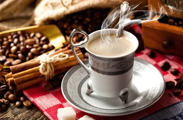 Schwarzer Kaffee — Stockfoto