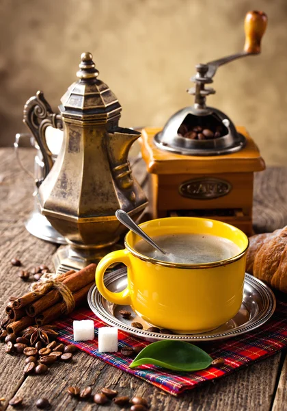 Schwarzer Kaffee — Stockfoto