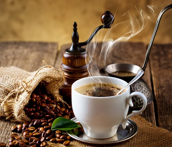 Schwarzer Kaffee — Stockfoto