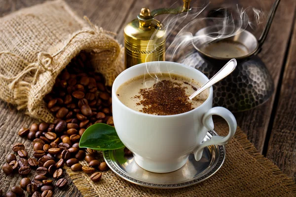 Schwarzer Kaffee — Stockfoto