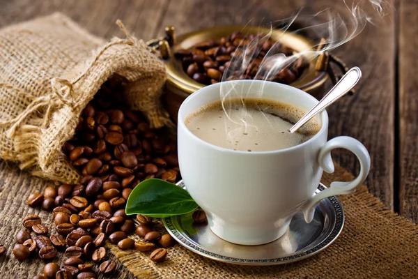 Schwarzer Kaffee — Stockfoto