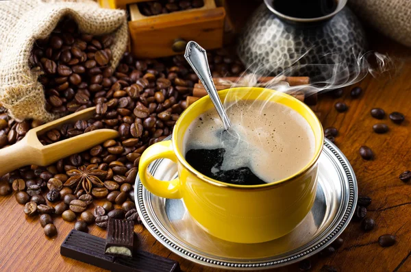 Black coffee — Stock Photo, Image