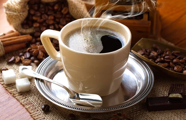 Black coffee — Stock Photo, Image