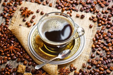 Siyah kahve sıcak içecek