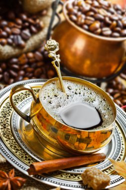 Siyah kahve sıcak içecek