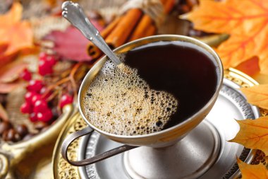 Siyah kahve sıcak içecek