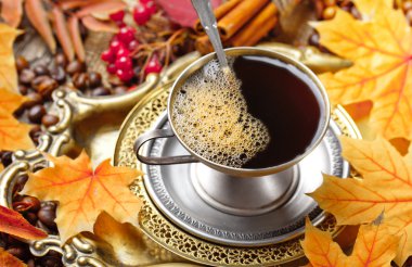 Siyah kahve sıcak içecek