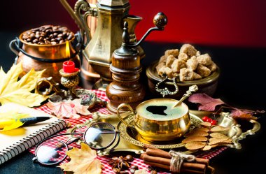 Siyah kahve sıcak içecek