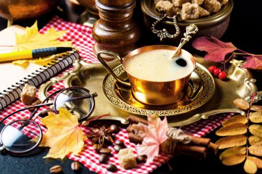 Siyah kahve sıcak içecek