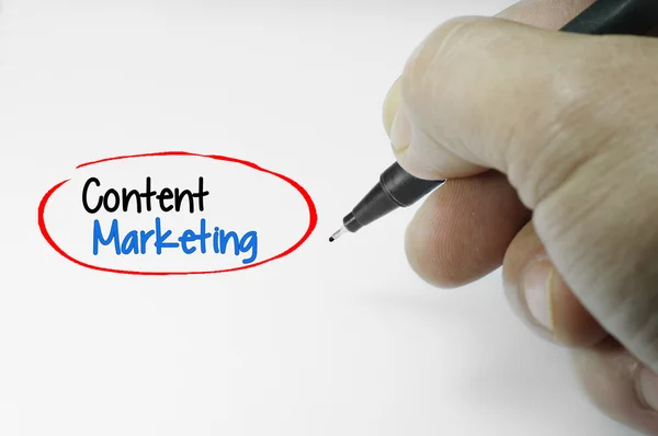 Content Marketing Word — Stock Photo, Image