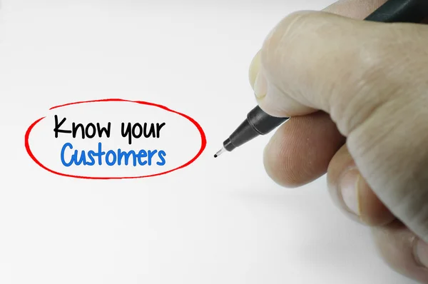Know Your Customers — Stock Photo, Image