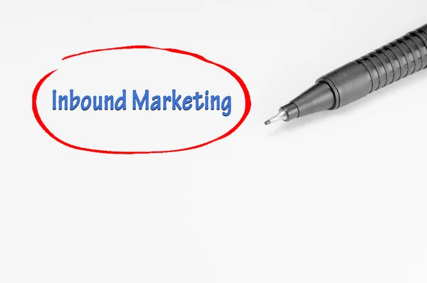 Inbound Marketing - Business Concept — Stock Photo, Image