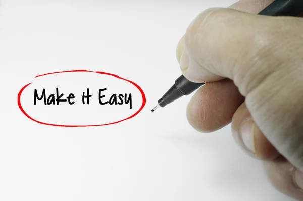 Make it Easy — Stock Photo, Image