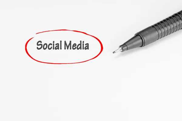 Social Media - Geschäftskonzept — Stockfoto