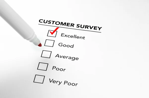 Customer Survey Form — Stock Photo, Image
